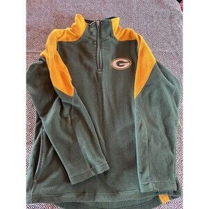 NFL Team Apparel Green Bay Packers pullover sweater Fleece Men’s Medium
